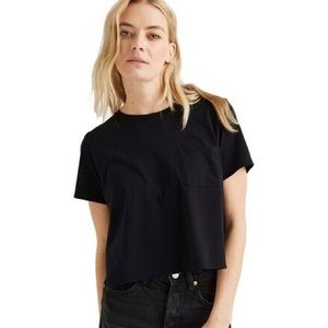 Richer Poorer Boxy Crop Tee Medium Black